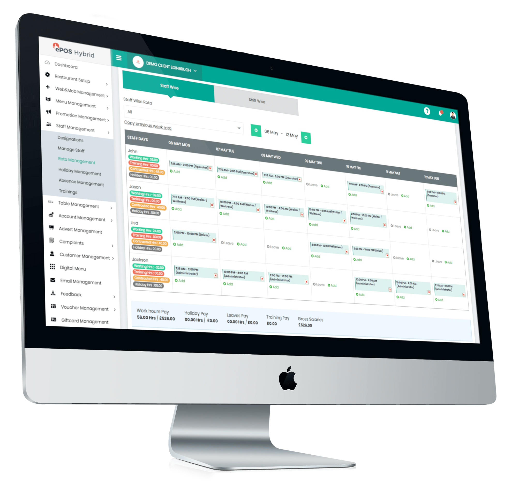 ePOS Web Ordering System ePOS Web Ordering System